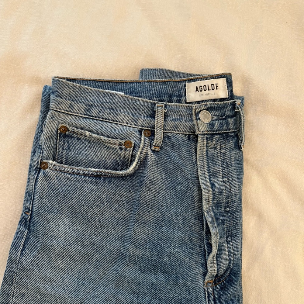 Agolde Light Blue Denim 90s Jeans